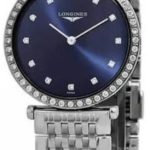 longines damklocka l4.341.0.97.6 la grande classique de blå/stål