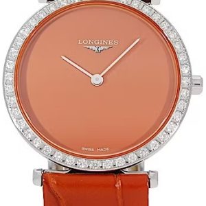 Longines Damklocka L4.523.0.92.2 La Grande Classique De Orange/Läder