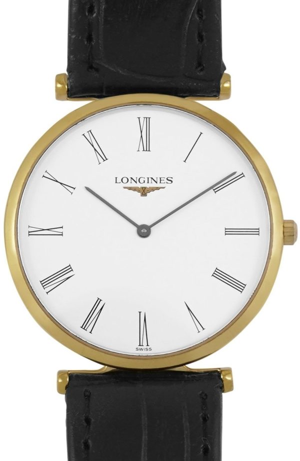 longines damklocka l4.709.2.21.2 la grande classique de vit/läder