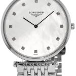 longines damklocka l4.709.4.88.6 la grande classique de vit/stål