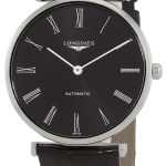 longines damklocka l4.908.4.51.2 la grande classique de svart/läder