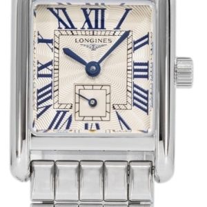 Longines Damklocka L5.200.4.71.6 Mini DolceVita Vit/Stål 29x21.5 mm