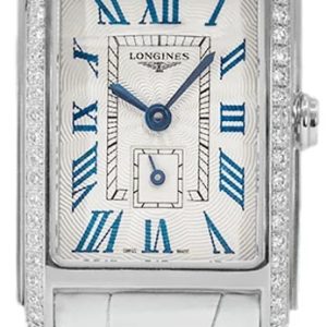 Longines Damklocka L5.255.0.71.2 DolceVita Beige/Läder