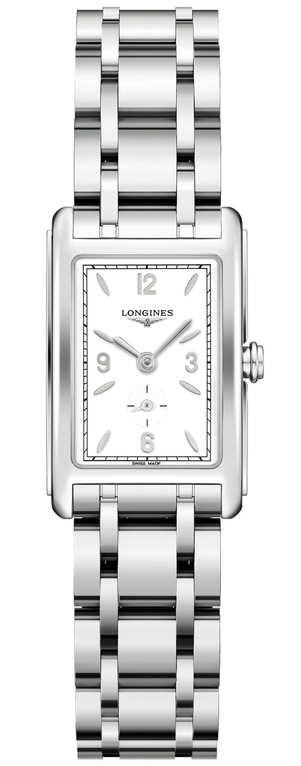 longines damklocka l5.255.4.16.6 dolcevita vit/stål