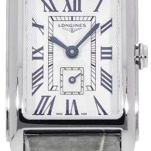 Longines Damklocka L5.255.4.71.3 DolceVita Beige/Läder