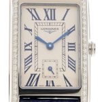 longines damklocka l5.512.0.71.7 dolcevita silverfärgad/läder
