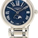 longines damklocka l8.115.4.91.6 primaluna blå/stål ø30.5 mm