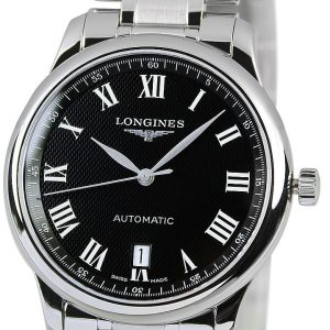 Longines Herrklocka L2.628.4.51.6 Master Svart/Stål Ø38.5 mm