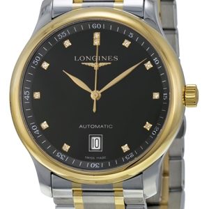 Longines Herrklocka L2.628.5.57.7 Master Svart/Gulguldtonat stål
