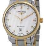 longines herrklocka l2.628.5.77.7 master silverfärgad/stål ø38.5 mm