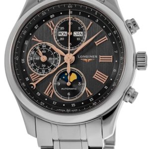 Longines Herrklocka L2.673.4.61.6 Master Collection Grå/Stål Ø40 mm