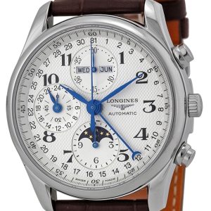 Longines Herrklocka L2.673.4.78.3 Master Silverfärgad/Läder Ø40 mm