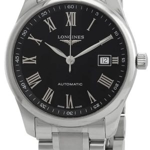 Longines Herrklocka L2.793.4.59.6 Master Svart/Stål Ø40 mm
