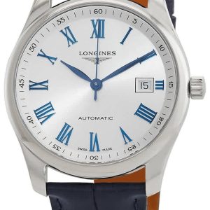 Longines Herrklocka L2.793.4.79.2 Master Silverfärgad/Läder Ø40 mm