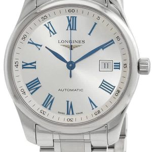 Longines Herrklocka L2.793.4.79.6 Master Silverfärgad/Stål Ø40 mm