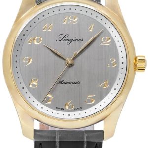 Longines Herrklocka L2.793.8.73.2 Master Collection Mörkgrå/Läder
