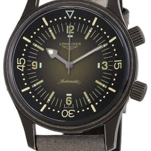 Longines Herrklocka L3.774.2.58.2 Legend Diver Grå/Läder Ø42 mm
