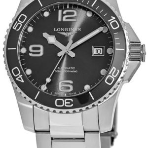 Longines Herrklocka L3.781.4.56.6 Hydroconquest Svart/Stål Ø41 mm