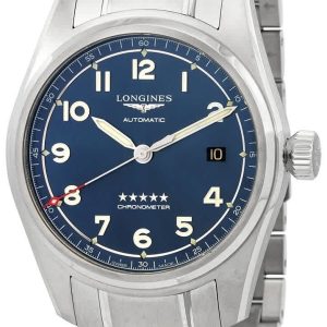Longines Herrklocka L3.810.4.93.6 Spirit Blå/Stål Ø40 mm