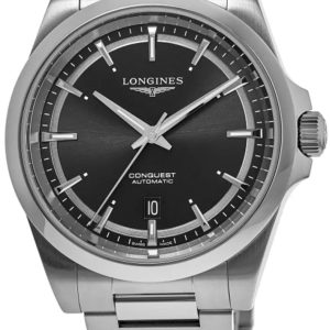 Longines Herrklocka L3.830.4.52.6 Conquest Svart/Stål Ø41 mm