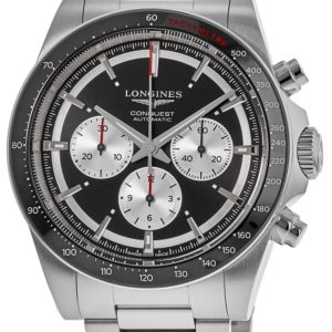 Longines Herrklocka L3.835.4.52.6 Conquest Svart/Stål Ø42 mm