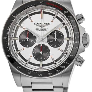 Longines Herrklocka L3.835.4.72.6 Conquest Silverfärgad/Stål Ø42 mm