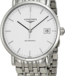 Longines Herrklocka L4.810.4.12.6 Elegant Vit/Stål Ø37 mm