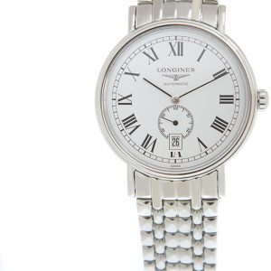 Longines Herrklocka L4.905.4.11.6 Presence Vit/Stål Ø40 mm