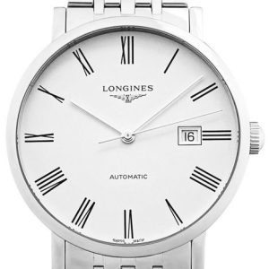 Longines Herrklocka L4.911.4.11.6 Elegant Vit/Stål Ø41 mm