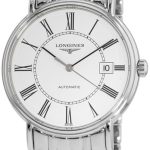 longines herrklocka l4.921.4.11.6 presences vit/stål ø38.5 mm