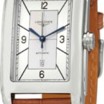 longines herrklocka l5.757.4.73.3 dolcevita silverfärgad/läder