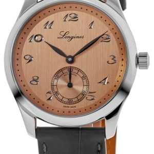 Longines L2.843.4.93.2 Master Collection Orange/Läder Ø38.5 mm