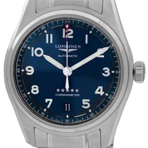 Longines L3.410.4.93.6 Spirit Blå/Stål Ø37 mm