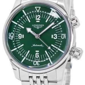 Longines L3.764.4.06.6 Legend Diver Grön/Stål Ø39 mm