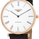 longines l4.918.1.91.2 la grande classique de vit/läder ø38 mm