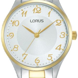 Lorus Damklocka RG270VX9 Classic Vit/Gulguldtonat stål Ø32 mm