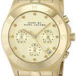 marc by marc jacobs damklocka mbm3101 blade guld/gulguldtonat stål