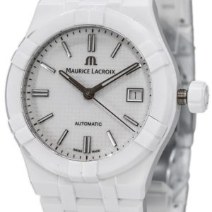 Maurice Lacroix Herrklocka AI6007-CRM72-130-7 Aikon Vit/Keramik Ø39