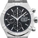 maurice lacroix herrklocka ai6038-ss002-330-1 aikon svart/stål ø44