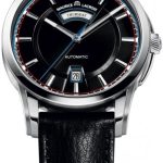 maurice lacroix herrklocka pt6158-ss001-331 pontos svart/läder ø40