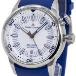 maurice lacroix herrklocka pt6248-ss00l-130-4 pontos vit/läder ø42