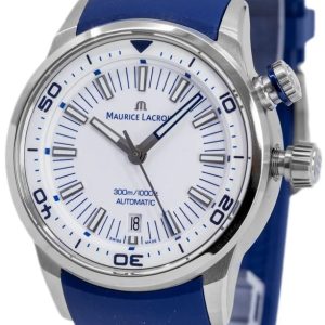 Maurice Lacroix Herrklocka PT6248-SS00L-130-4 Pontos Vit/Läder Ø42