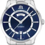 maurice lacroix herrklocka pt6358-ss002-431-1 pontos blå/stål ø41