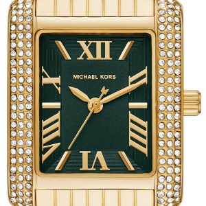 Michael Kors Damklocka MK4742 Emery Grön/Guldtonat stål Ø33 mm