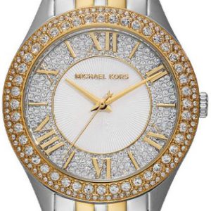 Michael Kors Damklocka MK4811 Harlowe Silverfärgad/Gulguldtonat