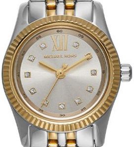 Michael Kors Damklocka MK4815SET Lexington Grå/Gulguldtonat stål