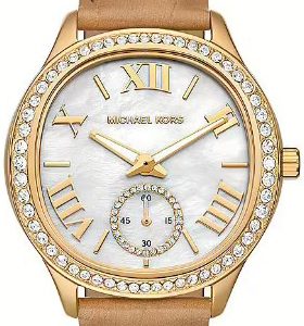 Michael Kors Damklocka MK4819 Sage Vit/Läder Ø38 mm