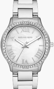 Michael Kors Damklocka MK4824 Sage Vit/Stål Ø31 mm
