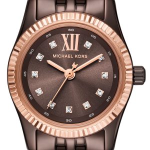 Michael Kors Damklocka MK4844 Lexington Brun/Stål Ø26 mm