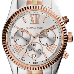 Michael Kors Damklocka MK5735 Lexington Silverfärgad/Roséguldstonat
